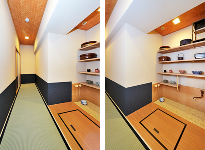 施工例アルバム マンションリフォーム【マンションに本格仕様の『茶の湯』空間が誕生。日々の暮らしにとけ込む茶室 ~ 宝塚市U邸】